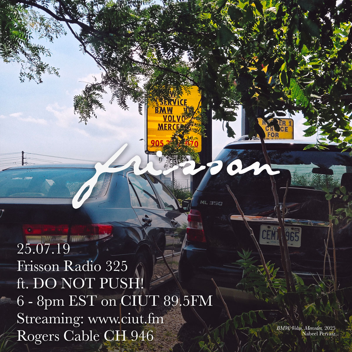 Frisson Radio 325 artwork